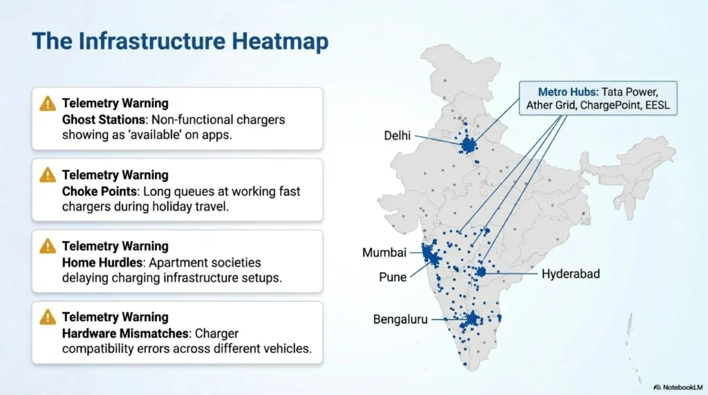EV Infrastructure Heat Map illustration