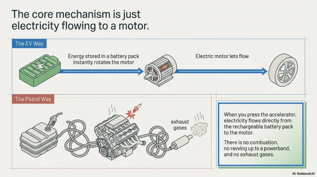 EV vs Convensional vehicles working model
