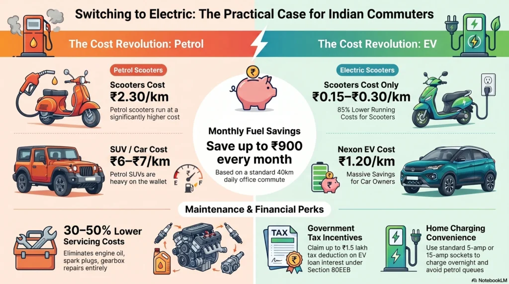 Ev mechanical simplicity advantage infographics