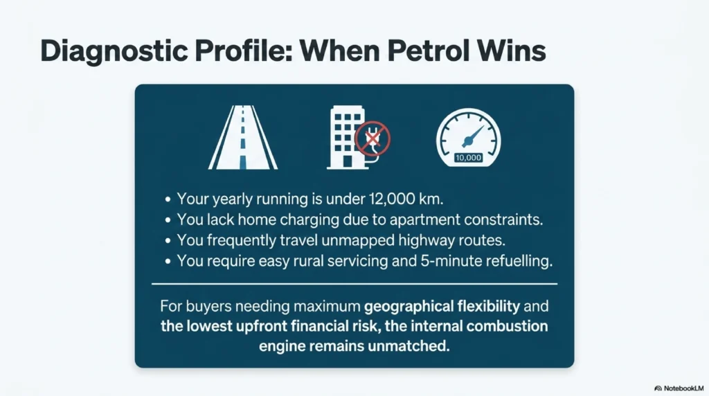 When Petrol car wins